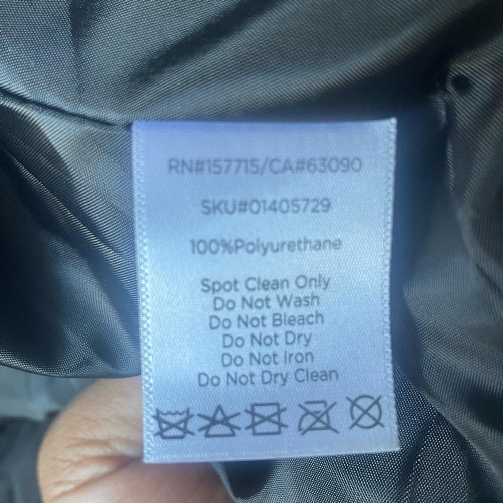 Spirit Black Leather Biker Jacket - Picture 9 of 9